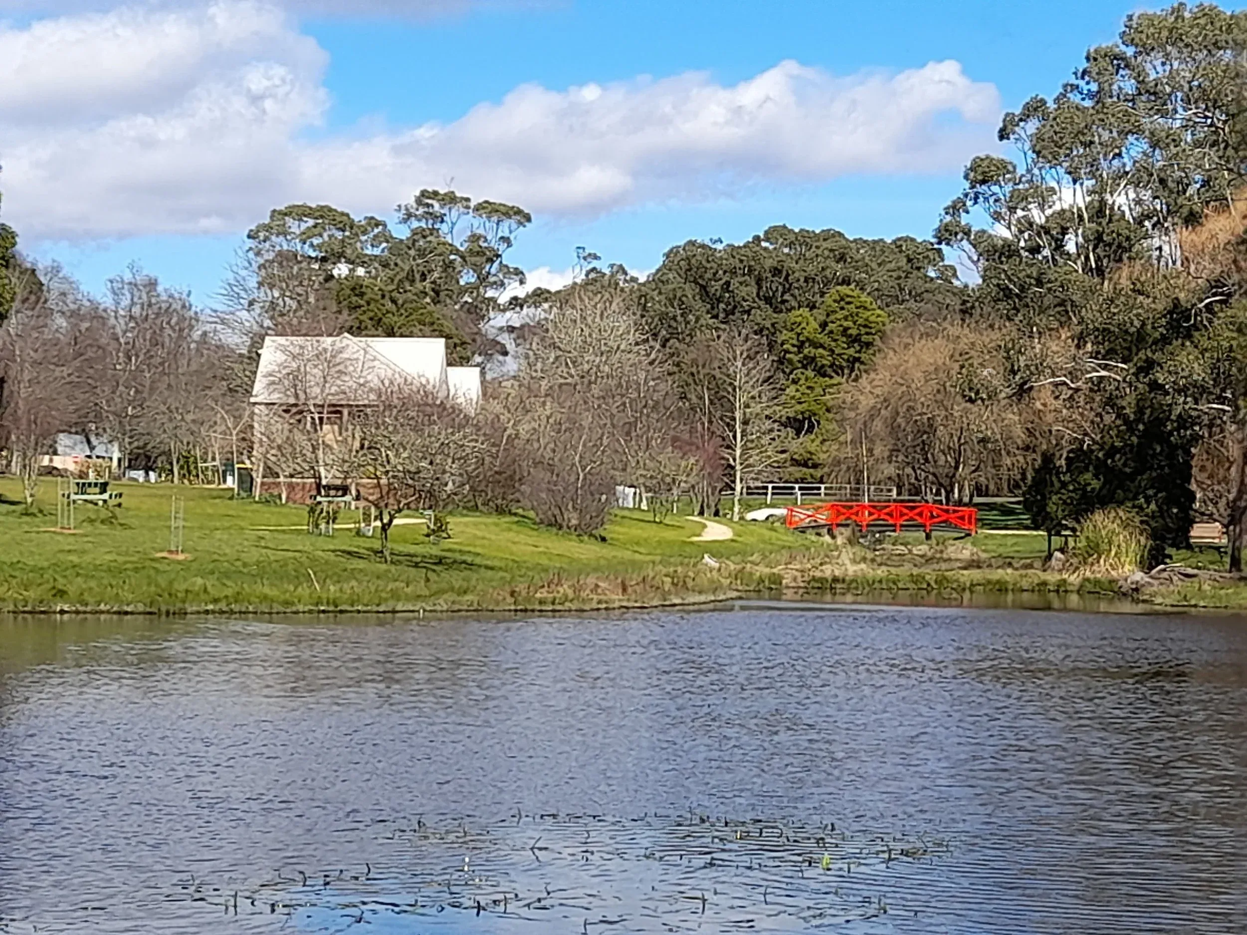 Quarry Street Reserve lake